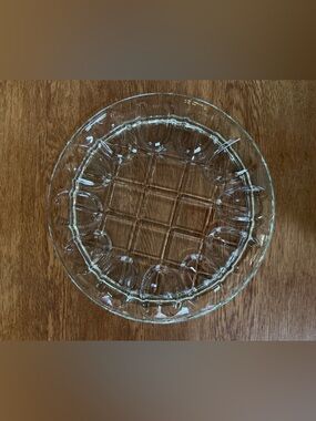 Vintage Indiana Glass Gazebo Deviled Egg Platter
